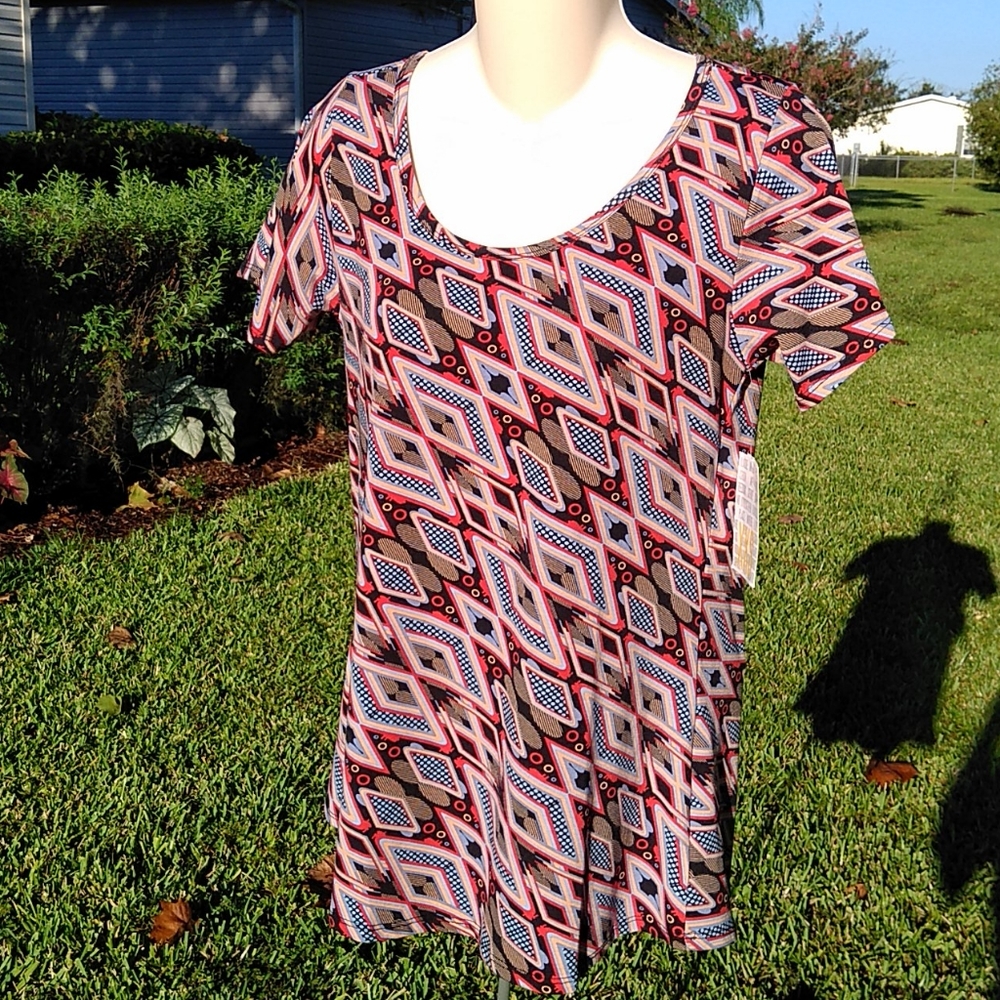 LulaRoe BNWT Tunic Diamond Pattern  XXS